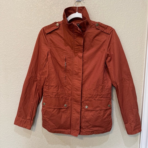 Love Tree Burnt Orange Utility Jacket -small - Style #L29006CJ-18 NWOT - Picture 1 of 6